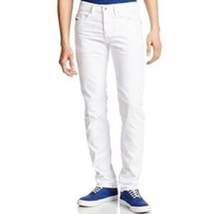 Diesel Buster Mens Slim Tapered Jeans W30 x L30 830G (White)